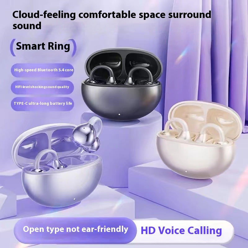 AI Smart Translation M91 Clip-on Wireless Bluetooth Headset